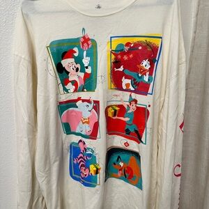 Disney Christmas Character Graphic Long Sleeve Shirt - Unisex